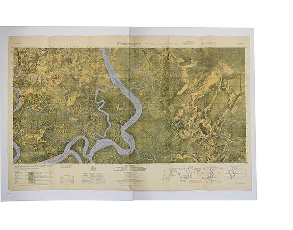 US NAVAL OCEANOGRAPHIC OFFICE. -  [US Army map of a part of Vietnam.]